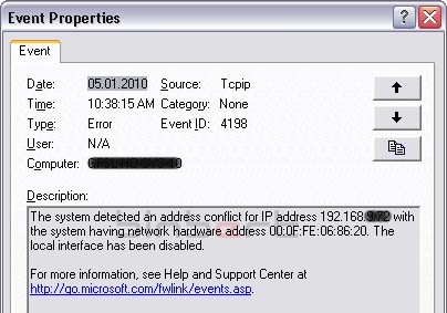 Ip Address Conflict Mac Windows