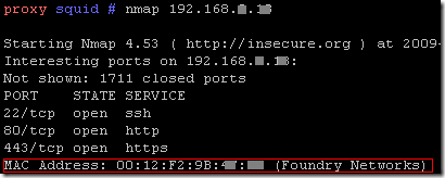 mac address
