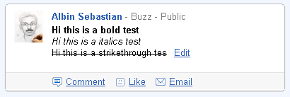 BUZZ Bold Text