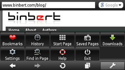 Opera mini Nokia settings