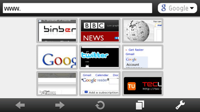 Opera mini Speed dial
