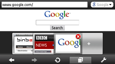 Opera mini Tabbed