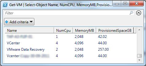 out-gridview powercli