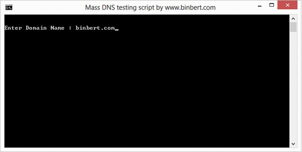 Batch Script to check DNS